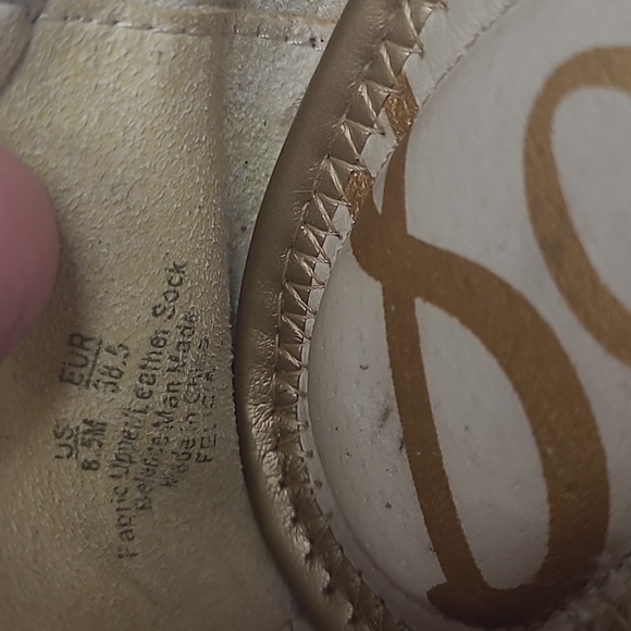 SAM EDELMAN FELICIA BALLET FLAT WOMEN'S SIZE 8.5 SHOES BOHO - Picture 13 of 16